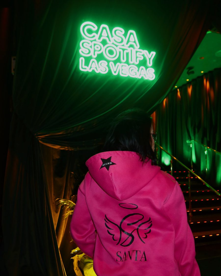 Santa en Casa Spotify, Las Vegas